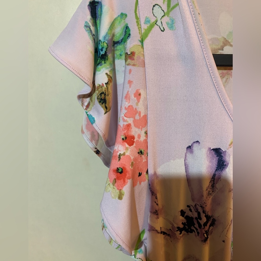 The Limited Pastel Floral Midi Dress - Picture 3 of 5